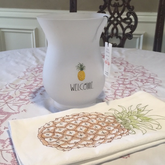 🌺SOLD🌺Rae Dunn WELCOME vase NEW - Picture 2 of 5